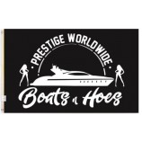 3x5FT Prestige Worldwide Flag Boats n Hoes Dorm Decor Funny Man Cave