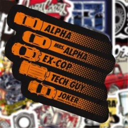 50PCS Skateboard Stickers bomb Vinyl Laptop Luggage Hot Rod Sticker Lot cool