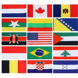 200 Countries Wood Flags,Sports Flags International Stick Small Hand Flag ,Contains Countries On