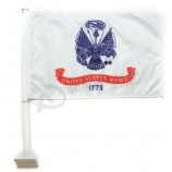 Army Window Car Flag 12" x 15" Knitted With Mounting Staff with high quality and any size