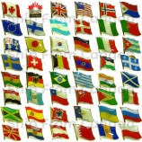 High Quality Country Flag emblem Pin - Flag Lapel Pins - Flag Badge - New