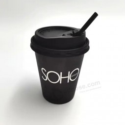 Custom biodegradable disposable pla hot coffee paper cups