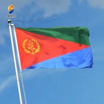 Wholesale Eritrean National Flag Polyester Canvas Eritrea flags for Car