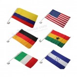 Cheap Digital Printing with Vivid Color Campaign Custom Bahamas Car Flag All Country Car Window Flag