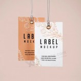Custom Private Hair Extension Packaging Paper Gift Hang Tags