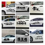 2023 Hot Sales Fashion High Quality Decal Decoration Any Size Any Shape Vinyl Custom Transparency Car Sticker