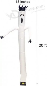 Hot sale Halloween air tube inflatable ghost sky dancer 1Leg Inflatable Wave Man For festival Advertising