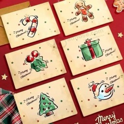 9 Piece Cute Animal Wintertime Greeting Cards Collection with 9 Unique Festive Designs & Envelopes for Winter Christmas Season