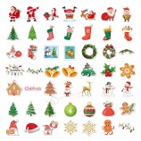 100Pcs Christmas Stickers for Kids ,Children Cute Christmas Decorations Vinyl Waterproof Sticker Holiday Stickers for Laptop