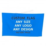 2023 New Product Cheap Print Cotton Design Print Your Logo Polyester Fabric Advertising Campaign Outdoor Custom Flag Banner