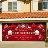 Door Banner Large Size Outdoor Welcome Christmas Hanging Banner For Decoration with Clamps