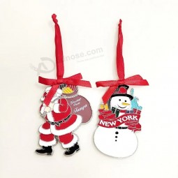 Free design quick delivery cast metal custom christmas tree ornaments for promotion