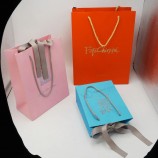 Luxury Gift Paper Handbags Packaging Candy Cookie Stripe Christmas Tree Storage Bag