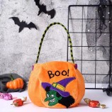 Custom Design Ghost Halloween Baskets Colorful Candy Bags Personalized Cute Pumpkin Barrels Festival Party Decor Bucket