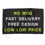 High Quality Low price Promotional Sport Custom Logo Print 3 by 5 feet Outdoor Useful Nylon Fabric Custom Flag