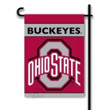 Custom NCAA Ohio State Buckeye Double Sided House Flag Garden Flag