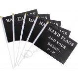 Custom Stick Flag Personalized Small Mini Flags Hand Held Waving flag with Plastic Pole