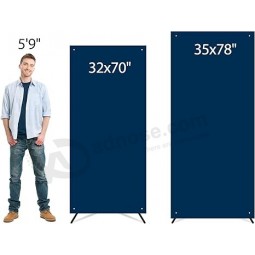 Anley Custom X Stand Banner - Upgraded Rigid PVC Film with Metal Grommets - Portable Personalized X Frame Banner for Business, Events Displays