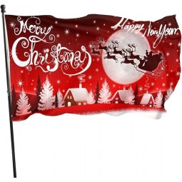 Christmas Flag 3x5 Ft Outdoor Flag，New Year Holiday Flag For Xmas Party Garden Yard House Decoration
