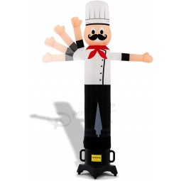 Air Wavers Inflatable Tube Man Set - 6ft Chef Air Waver with Air Dancer Blower - Inflatable Advertising Tube Guy with Flapping Waving Arm