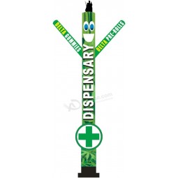 18ft Tall Dispensary Air Dancer Inflatable - Street-Side Eye-Catching Delta Gummies & Pre-Rolls Puppet for Dispensary Advertising