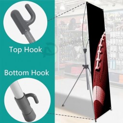 Premium X-Frame Banner Stand Display Adjustable Sizing from 24"x72" 2 UNITS with Carrying Bag (STAND ONLY)