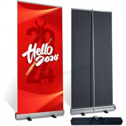 33.5"x80" (1 UNIT) Heavy-Duty Retractable Banner Stand with Padded Canvas Bag (Stand ONLY)