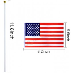 200 Countries International Flags of the World Small Mini Hand Held Flags on Stick,8.2 x 5.5 Inch