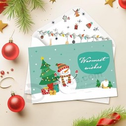 Christmas Cards, 30 Merry Christmas Cards with Envelopes, 6 Assorted Designs Bulk Greeting and New Years Cards, Perfect to Send Warm Holiday