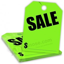 Mirror Hang Tags- Sale Tags - Pack of 50 Sale Car Hang Tag- 8.5" X 11.5" Car Rear View Mirror Hang Tag Perfect Auto Dealership Supplies