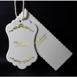 Fashion Gold Foil Clothing Hang Tags Wholesale