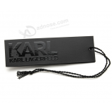 Low MOQ Custom Paper Embossed Hang Tag