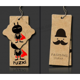 KledinGstuk hanG taG kraftpapier swinG taG fabriek Groothandel