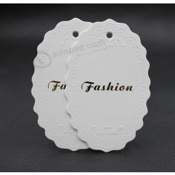Atacado impressão PErsonalizada swing tags para vestuário