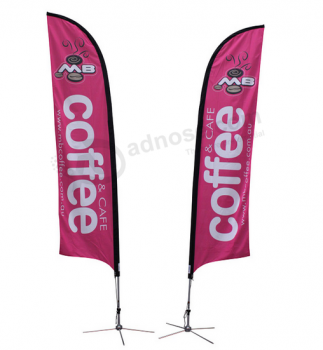 Custom Feather Flag Banners Wholesale Swooper Flags with high quality and any size
