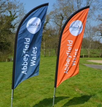 Promotional Feather Banners Feather Flag Design with high quality and any size