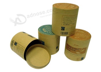 Caja de frasco de papel de venta directa de fábrica con loGraMetroootipo