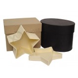 Boîte-cadeau faite sur cOMMande de papier de recyclaGe pour chris