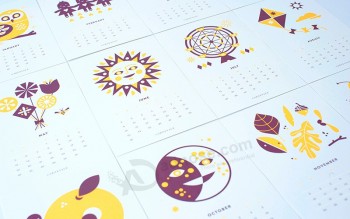 StaMpa del calendario per personalizzata