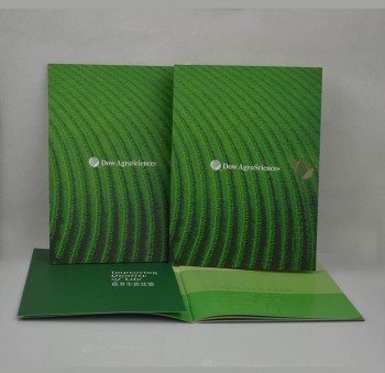Livro de exibição iMpresso eM papel revestido de brilho cOM inserções de cd para venda