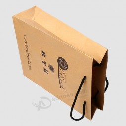 Bruine boodschappentas - op Maat GeMaakte papieren tas Met loGo