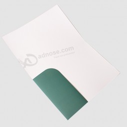 Carpeta de papel- Carpeta de neGraMetrooocios de loGraMetroootipo personalizado de la eMetropresa