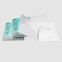 Bulk cheap custom printed presentation 2 pocket folder with your logo