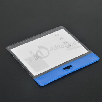 Kundenspezifischer PVC-Büroidentifikations-Kartenhalter für Personal