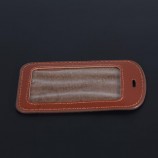 Eco-friendly material customized Leather ID Badge Holder
