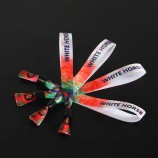 Custom made sublimation printed wrist lanyard for festival