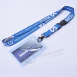 Kundenspezifisches Drucken Polyester Lanyard Mit PVC-Kartenhalter