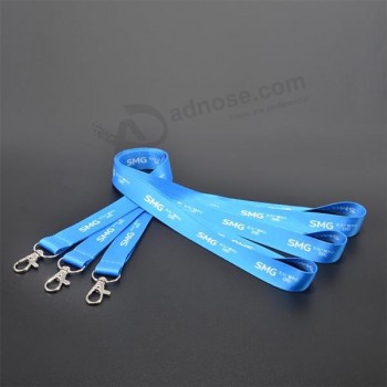 Single custom polyester neck straps for card holder