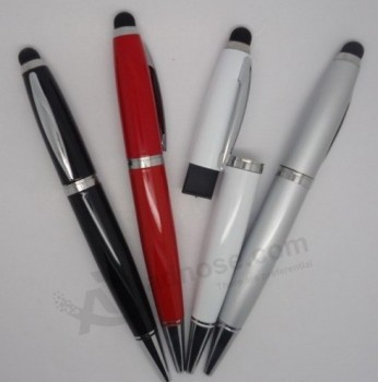 Hot sale custom logo pen shape usb flash disk with your logo