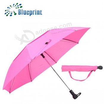 Customized double layers windproof unique 2 fold umbrella